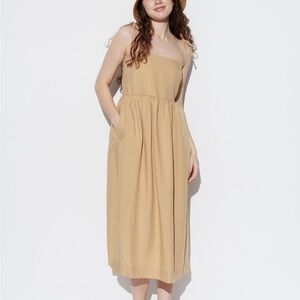Uniqlo linen blend dress